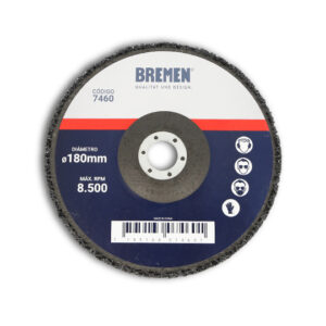 Discos Abrasivos de Fibra Gruesa para Amoladora x5uni/Cod.7460 BREMEN