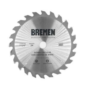 Sierras Circular  con Dientes de Widia 7 1/4” /Cod.2951 BREMEN