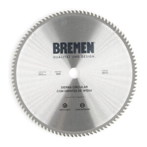 Sierras Circular  con Dientes de Widia 350mm /Cod.3870 BREMEN