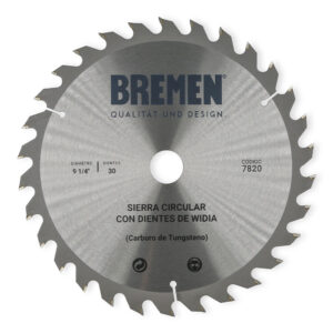 Sierras Circular  con Dientes de Widia 9 1/4” /Cod.7820 BREMEN