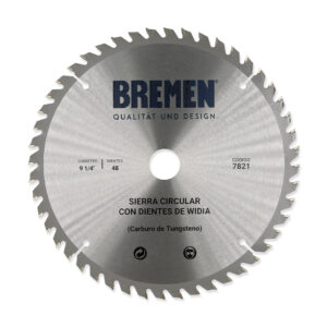 Sierras Circular  con Dientes de Widia 9 1/4” /Cod.7821 BREMEN
