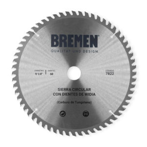 Sierras Circular  con Dientes de Widia 9 1/4” /Cod.7822 BREMEN