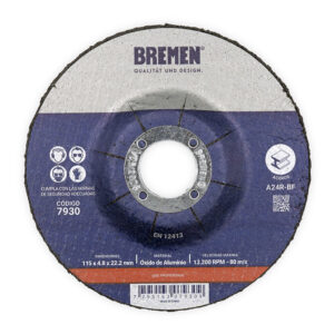 Disco de Desbaste 4-1/2”x10uni/Cod.7930 BREMEN