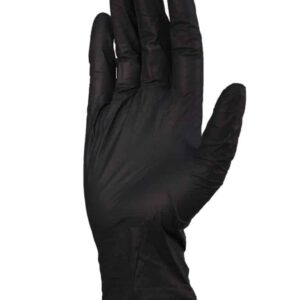 Guante de Nitrilo Descartable Negro Talle 7/M (Liviano) x 100/Cod.DPS72092 DEPASCALE