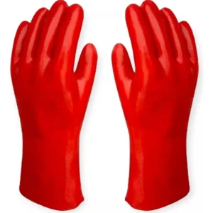 Guante corto liviano de PVC 30cm/Cod.HF-30R  TOYSA