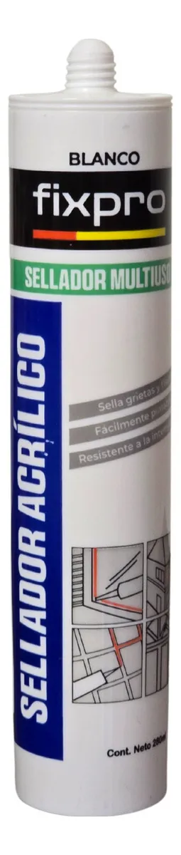 Pack de 6 Selladores Acrílicos Blanco/Cod.SCB00F FIXPRO