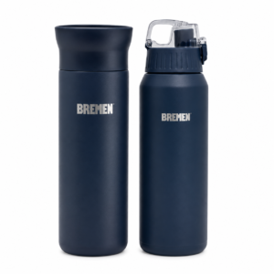 Pack Solo / Vaso Térmico Tapa 360° (0.45L)– Cod.8310 + Termo Deportivo de Acero Inoxidable de 600 ml – Cod.7296
