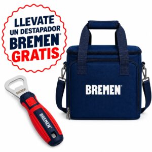 Maletín [Apertura Lateral Doble] Cod 8664 +Destapador Bremen