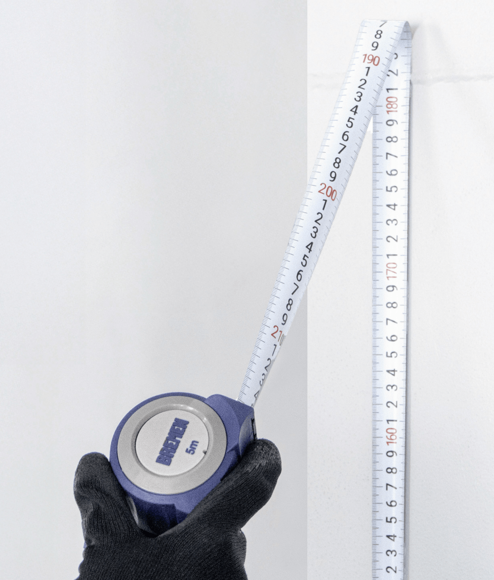 CINTA METRICA AUTO-FRENANTE DOBLE LECTURA 8mx25mm BREMEN® Cod 8295 - Image 2