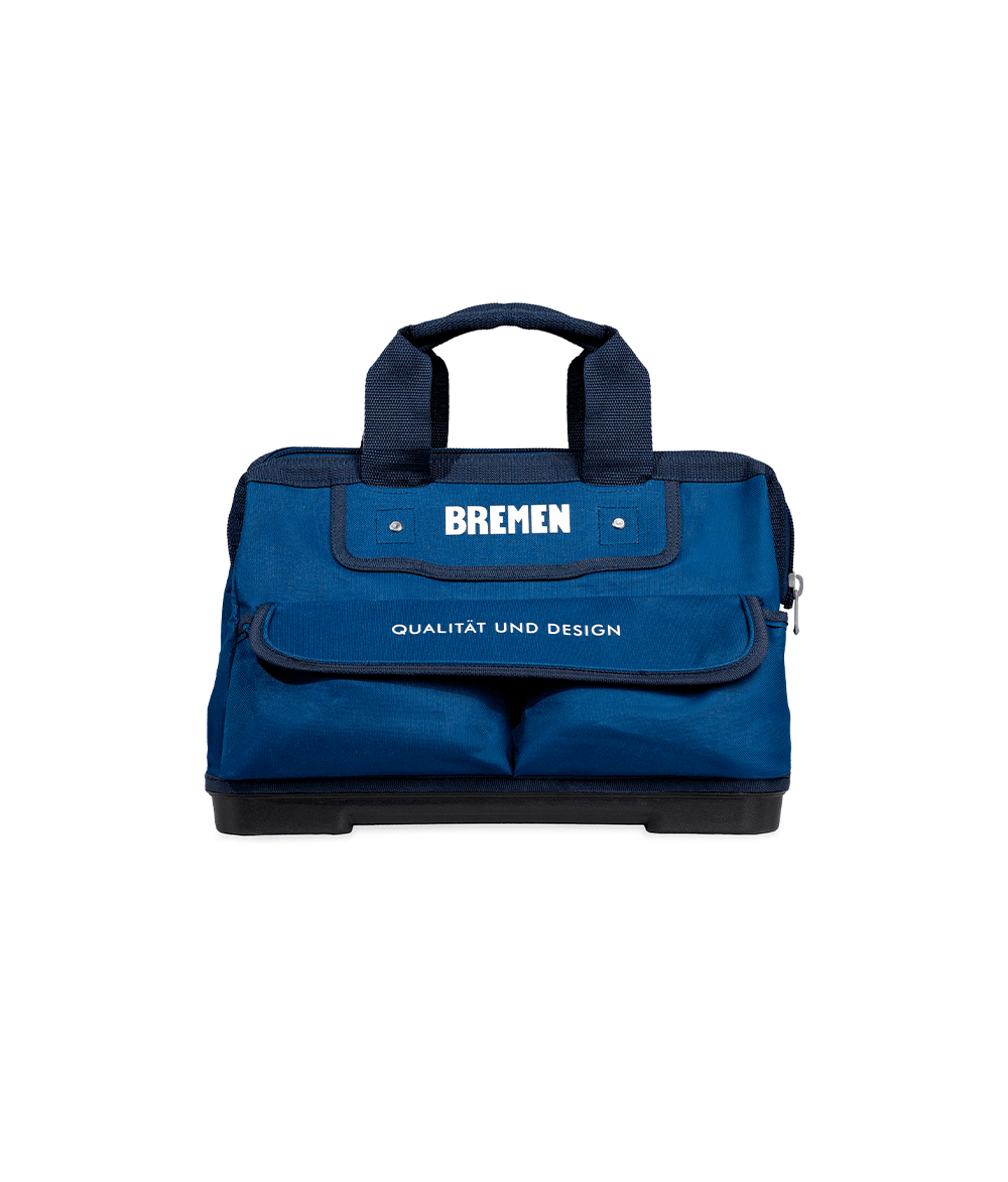 BOLSO PORTA HERRAMIENTAS CERRADO 18" BASE PLASTICA BREMEN® Cod 8663