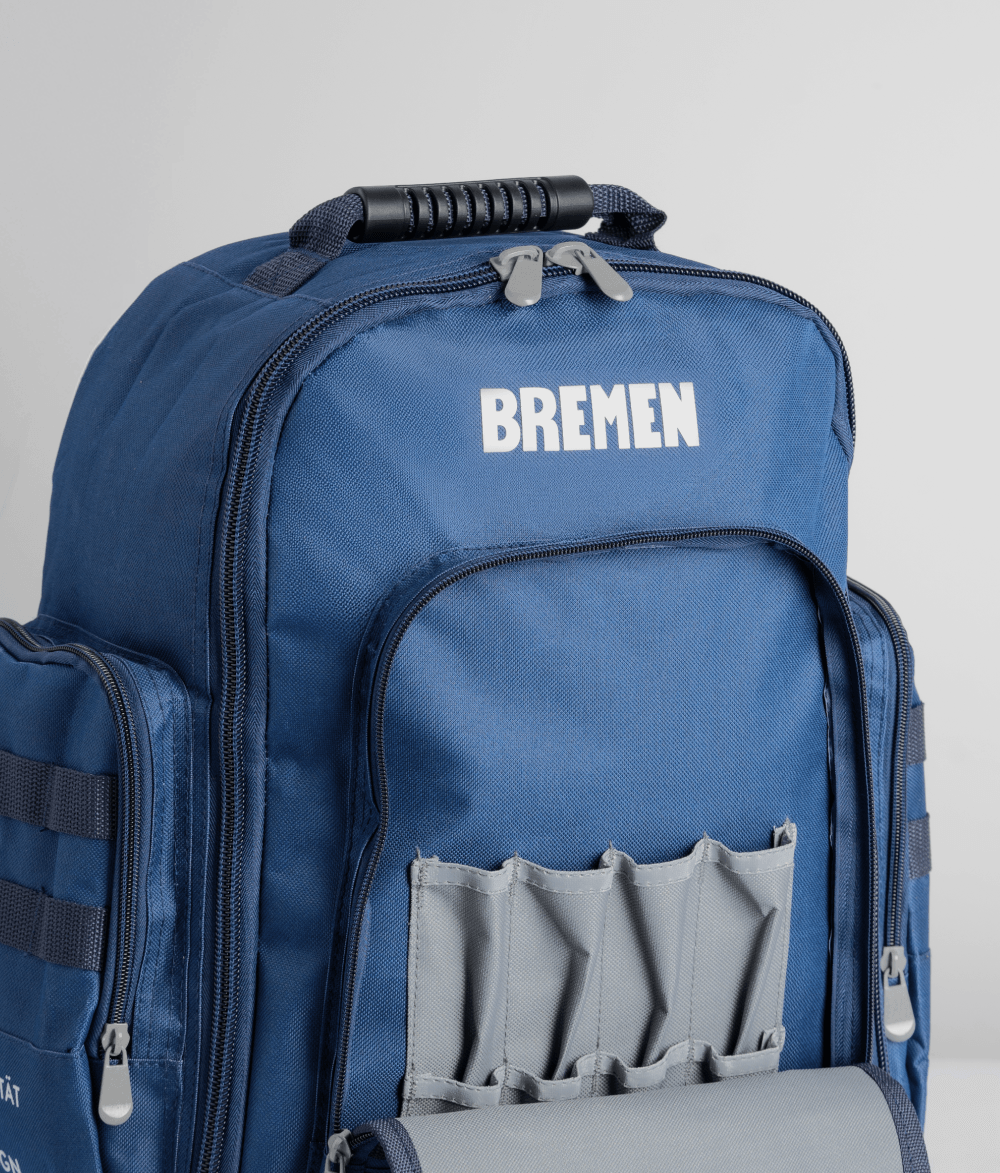 BOLSO PORTA HERRAMIENTAS MOCHILA 32 L BASE PLASTICA BREMEN® Cod 8665 - Image 2