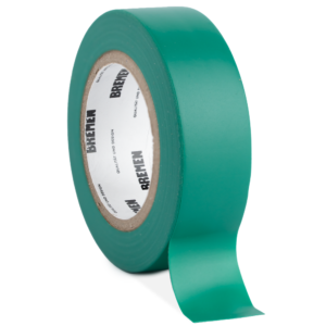 CINTA ADHESIVA AISLADORA 0,18mmX19mmX9,14m BREMEN® [Verde] x 10 Unidades Cod 8813