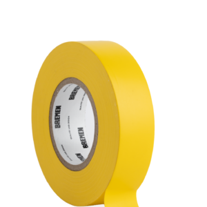 CINTA ADHESIVA AISLADORA 0,18mmX19mmX18m BREMEN® [Amarilla] x 10 Unidades Cod 8823