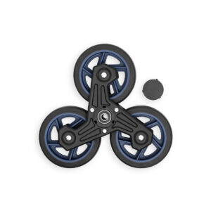 CARRO PLEGABLE C-ARGA HORIZONTAL/VERTICAL 150KG BREMEN® = repuesto rueda delantera (Cod 8640) Cod 8641
