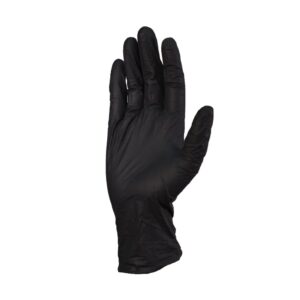 Guante. Nitrilo Descartable Negro Talle 9/XL (Liviano) Cod DPS72094