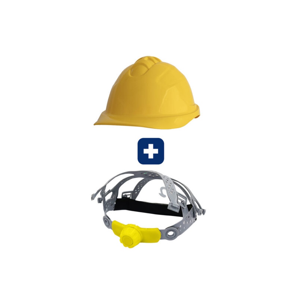Casco completo-carcasa clase B color Amarillo Cod UCUKIT1220PC - Image 3