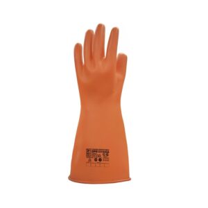 Guante Dielectrico de Latex Clase 00 Talle 9 Naranja 500 V Largo 36 cm AZC Cod DPS1210334E