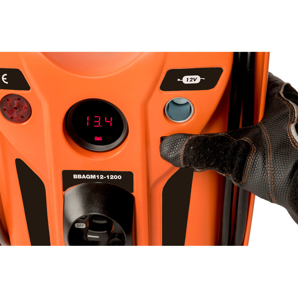 ARRANCADOR DE BATERIAS DE 12V Cod BBAGM12-1200 - Image 4