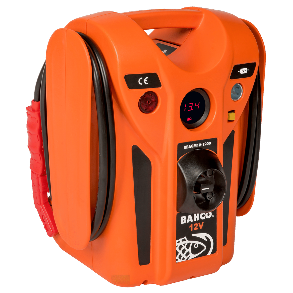 ARRANCADOR DE BATERIAS DE 12V Cod BBAGM12-1200 - Image 2