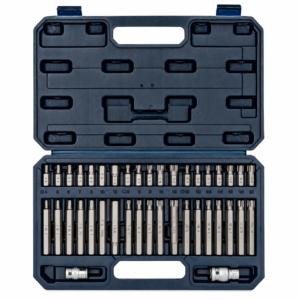 JGO.PUNTAS Torx/Allen/Multi-Estria  x 40 Pzs BREMEN® (Acero S2) Cod 8302